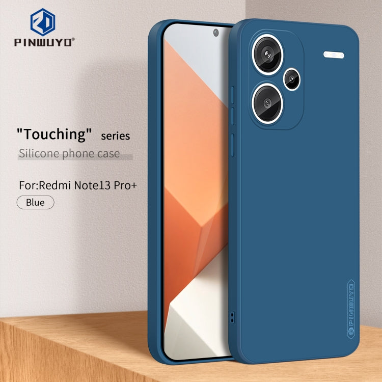 For Xiaomi Redmi Note 13 Pro+ PINWUYO Sense Series Liquid Silicone TPU Phone Case(Blue) - free shipping - PMC TechLife - Order now!