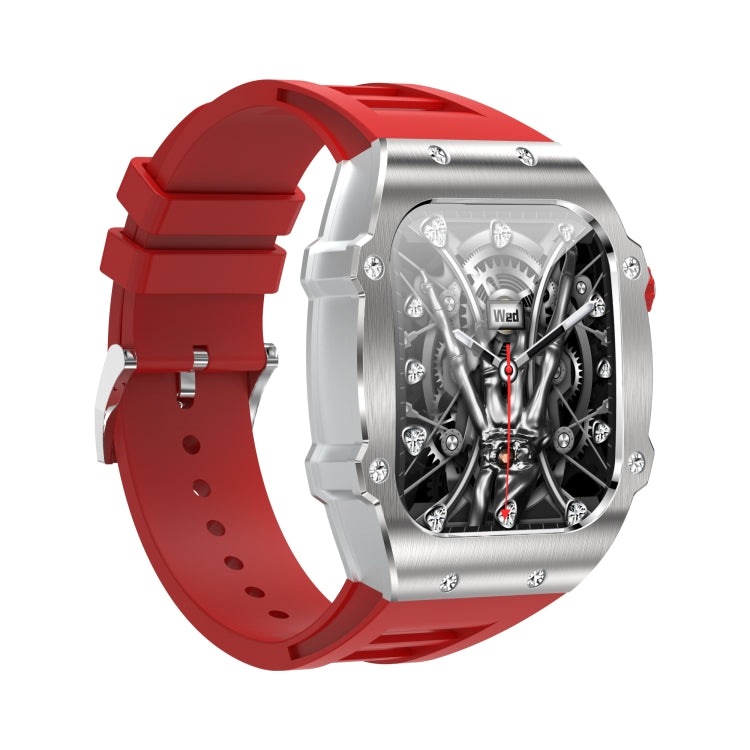AK55 1.91 inch IP67 Waterproof Color Screen Smart Watch,Support Heart Rate / Blood Pressure / Blood Oxygen Monitoring(Red) - Smart Watches by PMC TechLife | Online Shopping South Africa | PMC TechLife | Buy Now Pay Later Mobicred