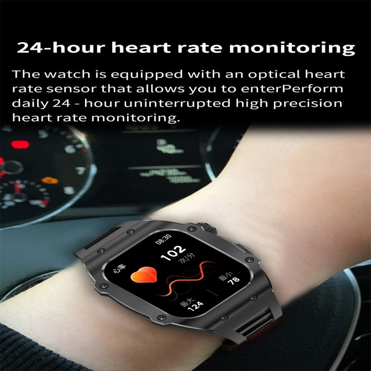 AK55 1.91 inch IP67 Waterproof Color Screen Smart Watch,Support Heart Rate / Blood Pressure / Blood Oxygen Monitoring(Silver) - free shipping - PMC TechLife - Order now!