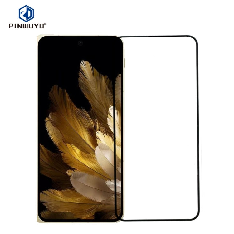 For OPPO Find N3 PINWUYO 9H 2.5D Full Screen Tempered Glass Film(Black) - OPPO Tempered Glass by PINWUYO | Online Shopping South Africa | PMC TechLife | Buy Now Pay Later Mobicred