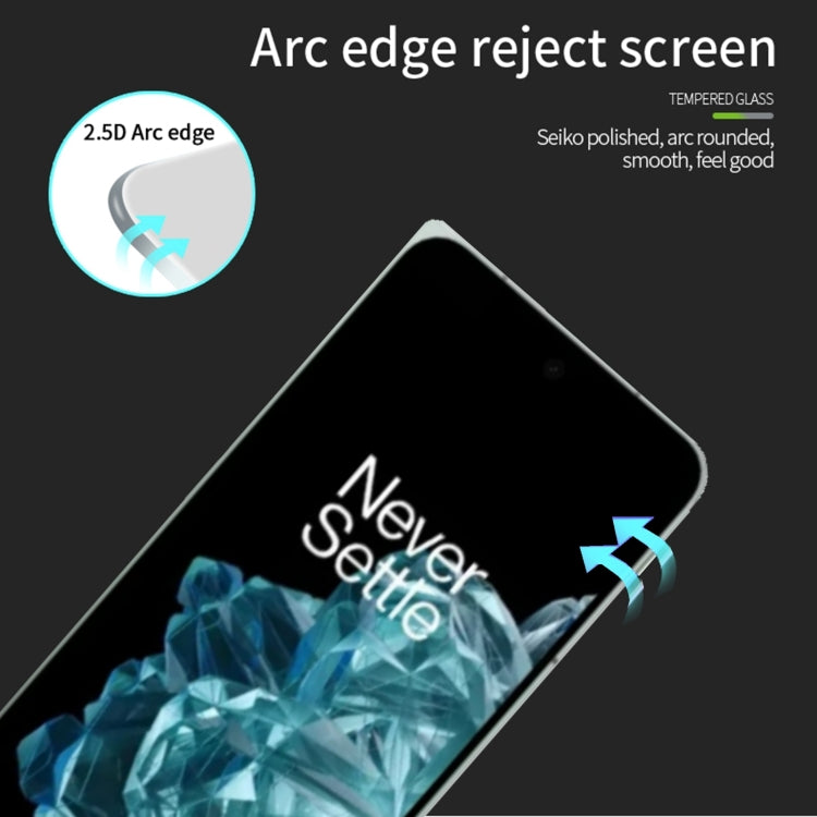 For OnePlus Open PINWUYO 9H 2.5D Full Screen Tempered Glass Film(Black) - OnePlus Tempered Glass by PINWUYO | Online Shopping South Africa | PMC TechLife | Buy Now Pay Later Mobicred