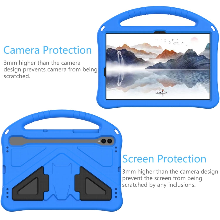 For Samsung Galaxy Tab S7 T870 EVA Shockproof Tablet Case with Holder(Blue) - Galaxy Tab S7 by PMC TechLife | Online Shopping South Africa | PMC TechLife | Buy Now Pay Later Mobicred