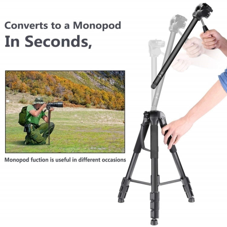 JMARY KP2264 Portable Detachable Tripod Mobile Phone SLR Camera Aluminium Alloy Stand(Red) - free shipping - PMC TechLife - Order now!