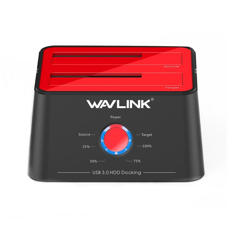 Wavlink ST334U SSD Dual Bay External Hard Drive Docking Station USB 3.0 to SATA I/II/III(EU Plug) - free shipping - PMC TechLife - Order now!