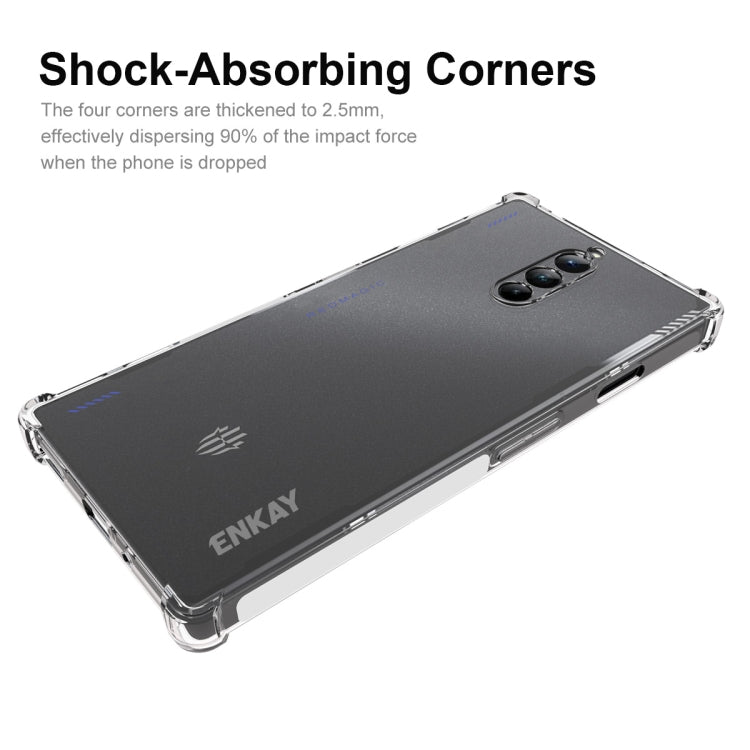 For ZTE Nubia Red Magic 8s Pro ENKAY Clear TPU Shockproof Anti-slip Phone Case - ZTE Cases by ENKAY | Online Shopping South Africa | PMC TechLife | Buy Now Pay Later Mobicred