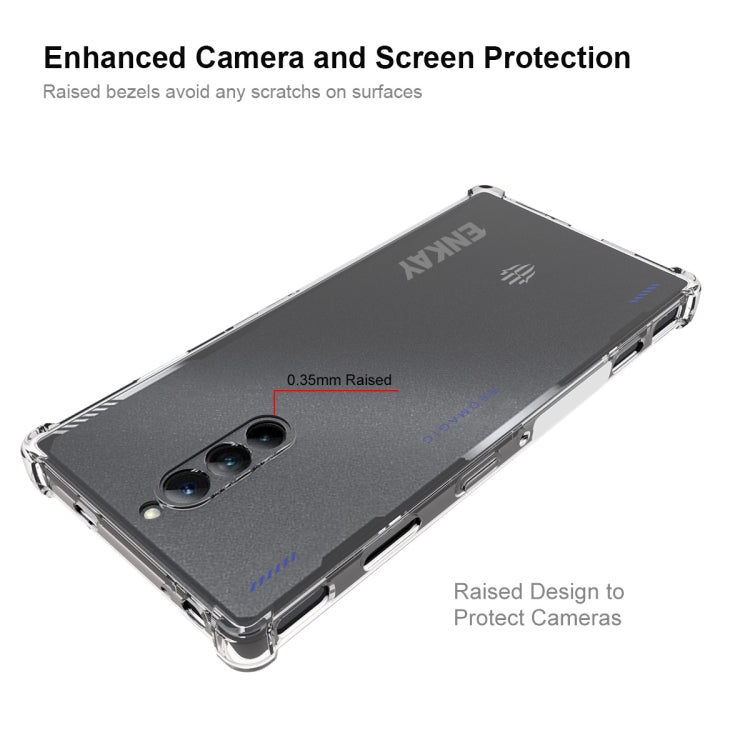 For ZTE Nubia Red Magic 8s Pro ENKAY Clear TPU Shockproof Anti-slip Phone Case - ZTE Cases by ENKAY | Online Shopping South Africa | PMC TechLife | Buy Now Pay Later Mobicred