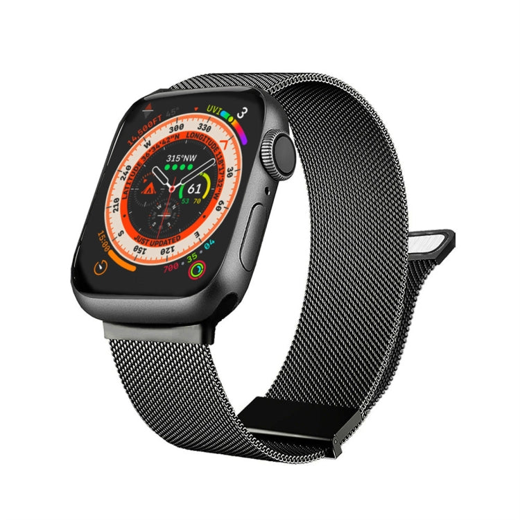 For Apple Watch 6 44mm Milan Double Magnetic Steel Mesh Watch Band(Gray) - free shipping - PMC TechLife - Order now!