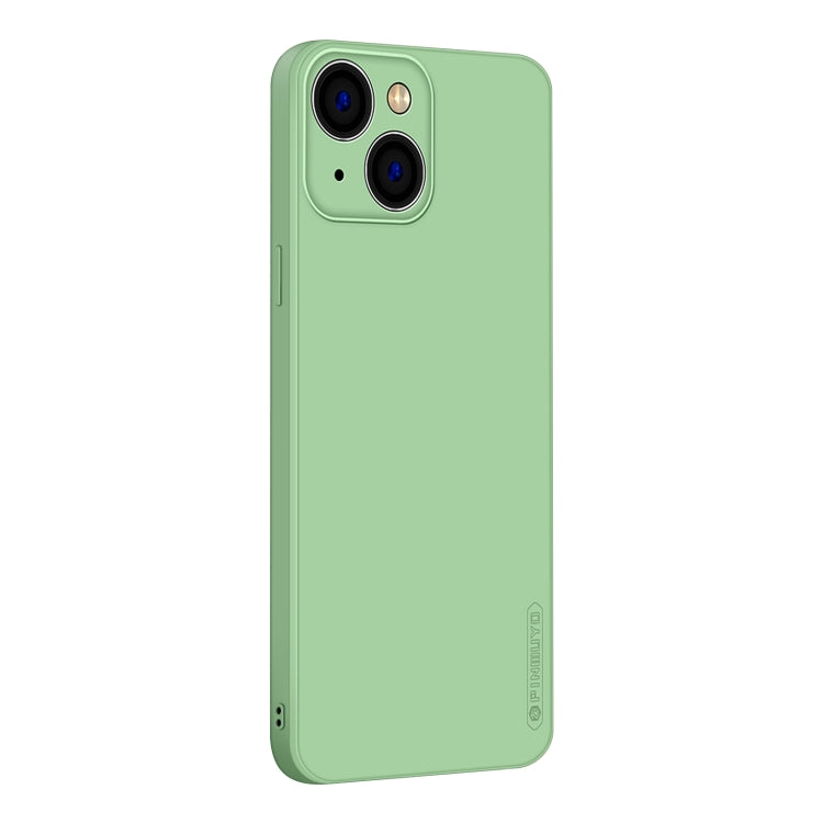 For iPhone 15 PINWUYO Sense Series Liquid Silicone TPU Phone Case(Green) - free shipping - PMC TechLife - Order now!