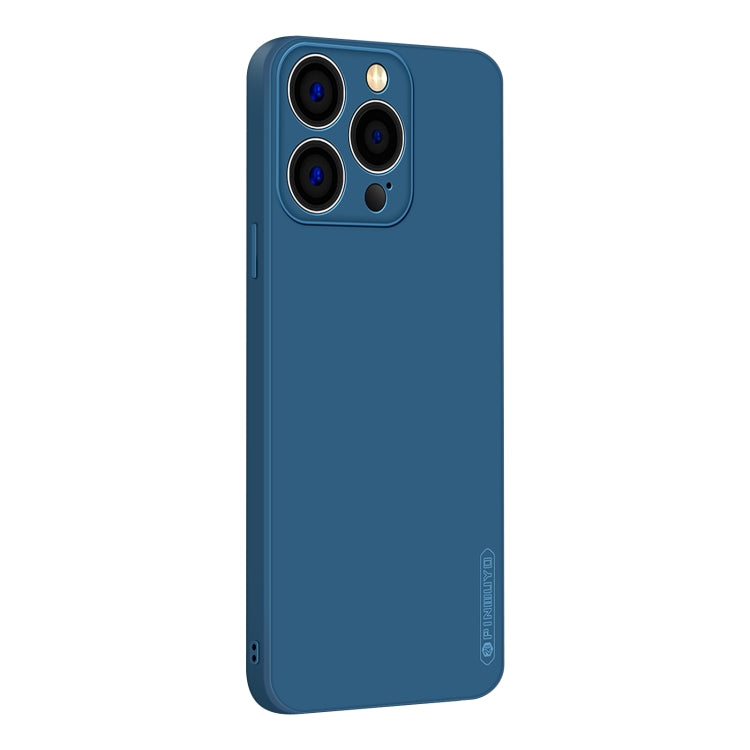 For iPhone 15 Pro Max PINWUYO Sense Series Liquid Silicone TPU Phone Case(Blue) - free shipping - PMC TechLife - Order now!