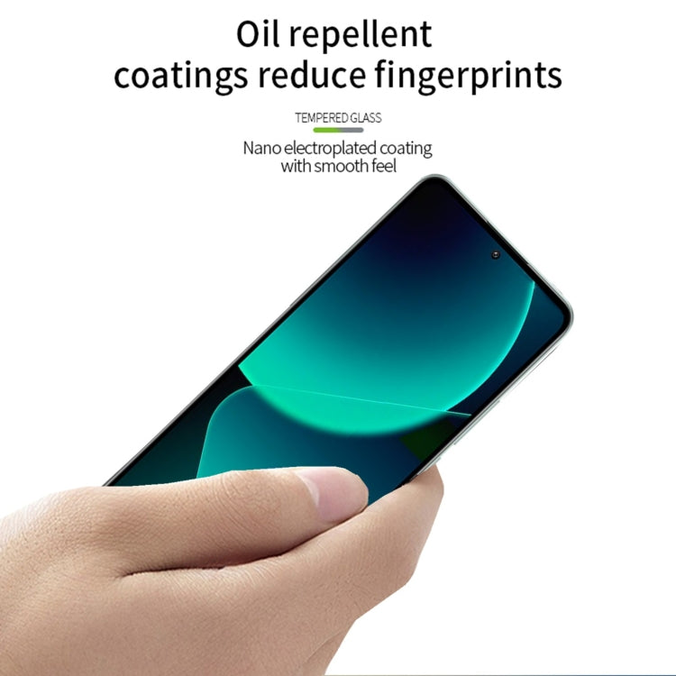 For Xiaomi 13T / 13T Pro PINWUYO 9H 3D  Full Screen Explosion-proof Tempered Glass Film(Black) -  by PINWUYO | Online Shopping South Africa | PMC TechLife | Buy Now Pay Later Mobicred