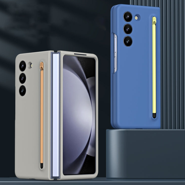 For Samsung Galaxy Z Fold4 Skinfeel Shockproof Phone Case, No Pen(Black) - free shipping - PMC TechLife - Order now!