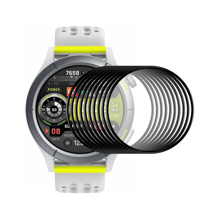 For Amazfit Cheetah / Cheetah Pro 10pcs ENKAY 3D Full Coverage Soft PC Edge PMMA HD Screen Film - Screen Protector by ENKAY | Online Shopping South Africa | PMC TechLife | Buy Now Pay Later Mobicred