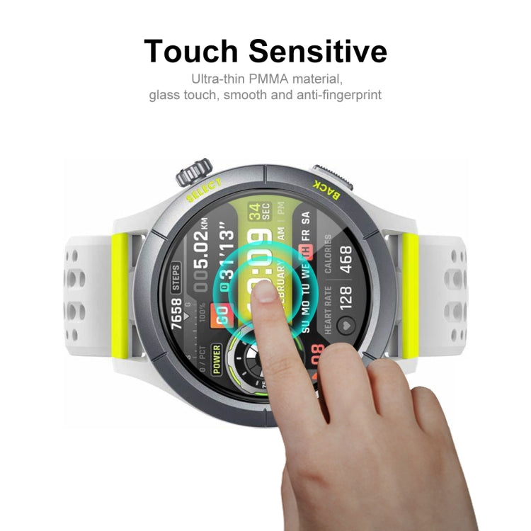 For Amazfit Cheetah / Cheetah Pro 10pcs ENKAY 3D Full Coverage Soft PC Edge PMMA HD Screen Film - Screen Protector by ENKAY | Online Shopping South Africa | PMC TechLife | Buy Now Pay Later Mobicred