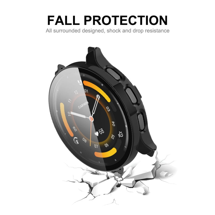 Compatible with Garmin Venu 3S ENKAY Hat-Prince Full Coverage PC + Tempered Glass Film Integrated Watch Case(Black) - free shipping - PMC TechLife - Order now!