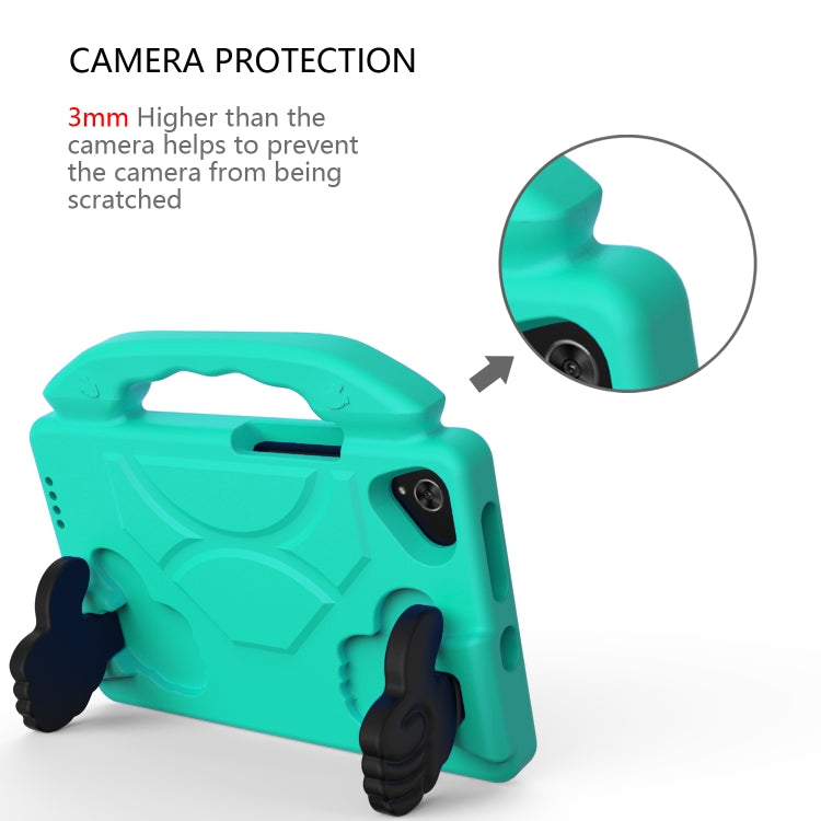 For Samsung Galaxy Tab A9 X110 Thumb Bracket EVA Shockproof Tablet Case(Glacial Green) - free shipping - PMC TechLife - Order now!