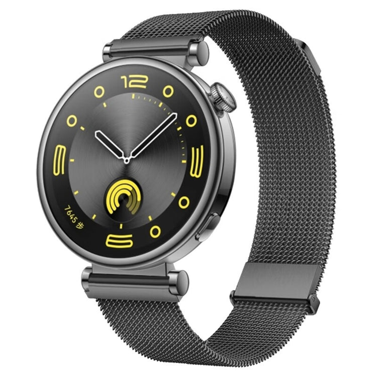 For Huawei Watch GT 4 41mm Milan Dual Mmagnetic Steel Mesh Watch Band(Gray) - Watch Bands by PMC TechLife | Online Shopping South Africa | PMC TechLife