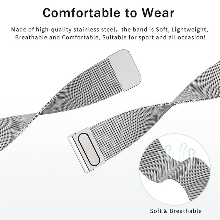 For Huawei Watch GT 4 41mm Milan Dual Mmagnetic Steel Mesh Watch Band(Rose Gold) - Watch Bands by PMC TechLife | Online Shopping South Africa | PMC TechLife