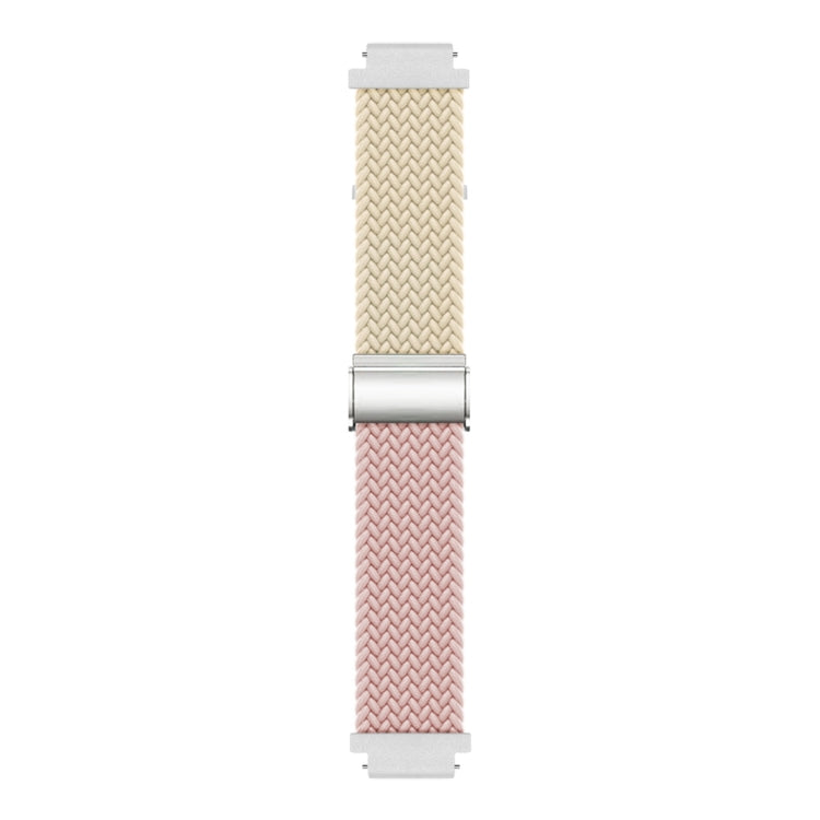 For Huawei Watch GT4 41mm Integrated Buckle Braided Nylon Watch Band(Starlight+Pink) - Watch Bands by PMC TechLife | Online Shopping South Africa | PMC TechLife