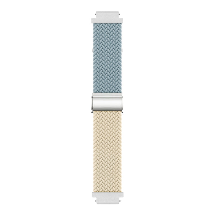 For Huawei Watch GT4 41mm Integrated Buckle Braided Nylon Watch Band(Rock Blue+Starlight) - Watch Bands by PMC TechLife | Online Shopping South Africa | PMC TechLife