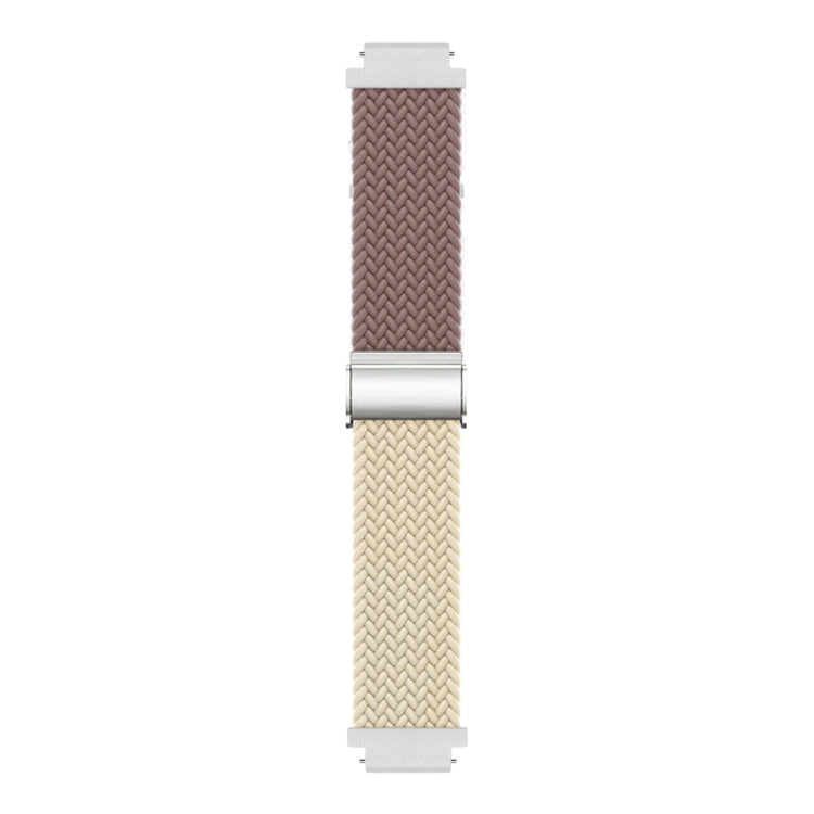 For Huawei Watch GT4 41mm Integrated Buckle Braided Nylon Watch Band(Smoke Purple+Starlight) - free shipping - PMC TechLife - Order now!