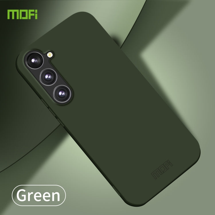 For Samsung Galaxy S23 FE 5G MOFI Qin Series Skin Feel All-inclusive PC Phone Case(Green) - Galaxy Phone Cases by MOFI | Online Shopping South Africa | PMC TechLife | Buy Now Pay Later Mobicred