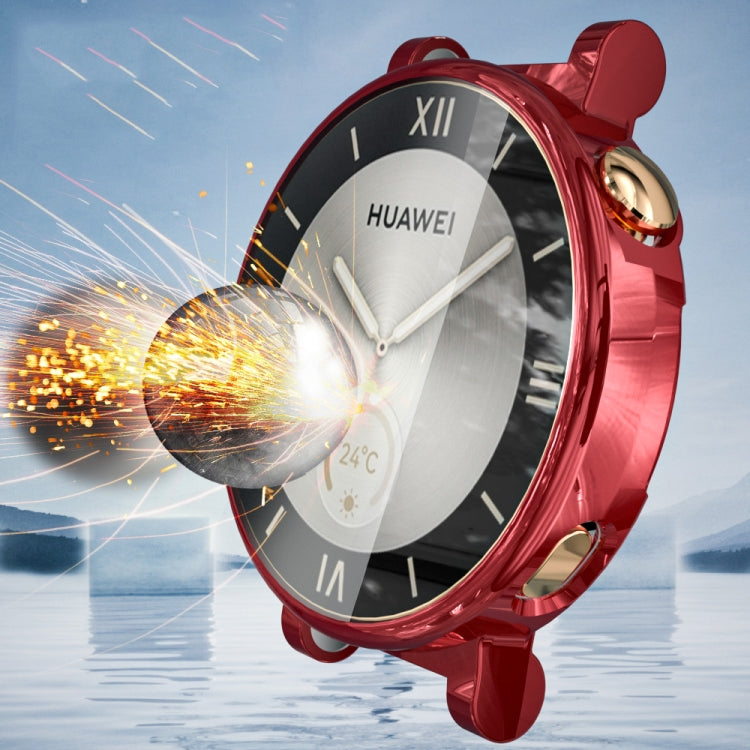 For Huawei Watch GT 4 46mm TPU All-Inclusive Watch Protective Case(Pink) - Watch Cases by PMC TechLife | Online Shopping South Africa | PMC TechLife