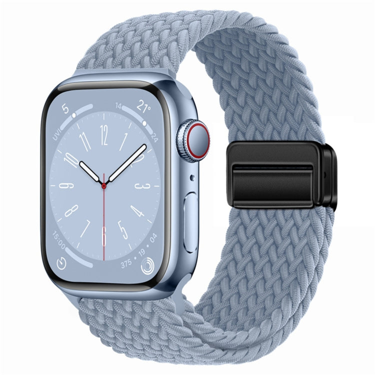 For Apple Watch SE 2022 40mm Nylon Woven Magnetic Fold Buckle Watch Band(Yanqing) - Watch Bands by PMC TechLife | Online Shopping South Africa | PMC TechLife