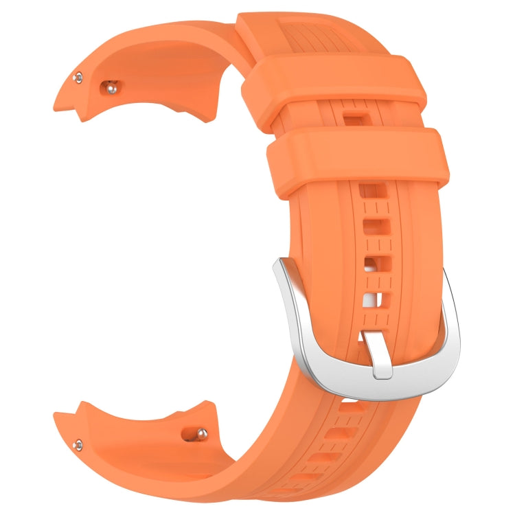 For Amazfit Balance A2286 Vertical Texture Silicone Watch Band(Orange) - Watch Bands by PMC TechLife | Online Shopping South Africa | PMC TechLife
