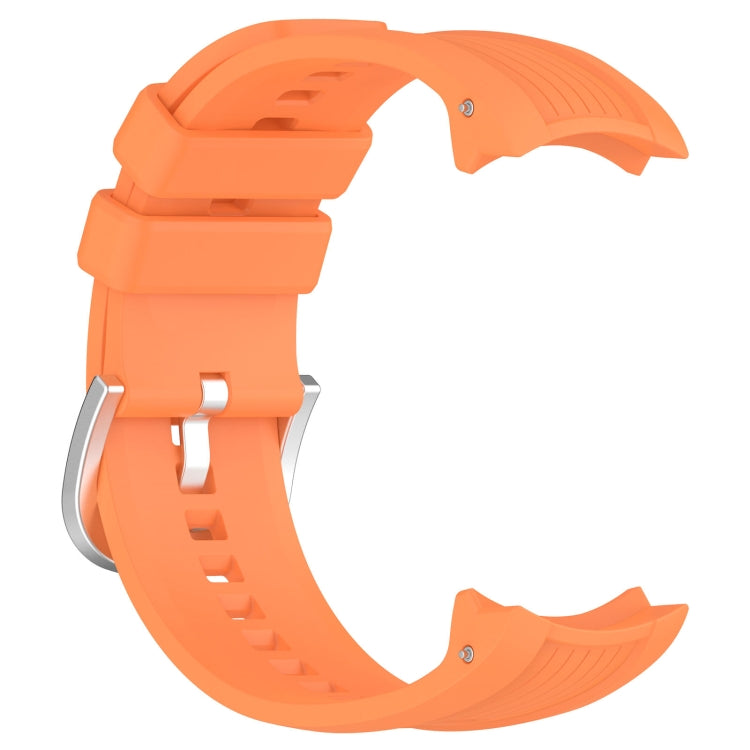 For Amazfit Balance A2286 Vertical Texture Silicone Watch Band(Orange) - Watch Bands by PMC TechLife | Online Shopping South Africa | PMC TechLife