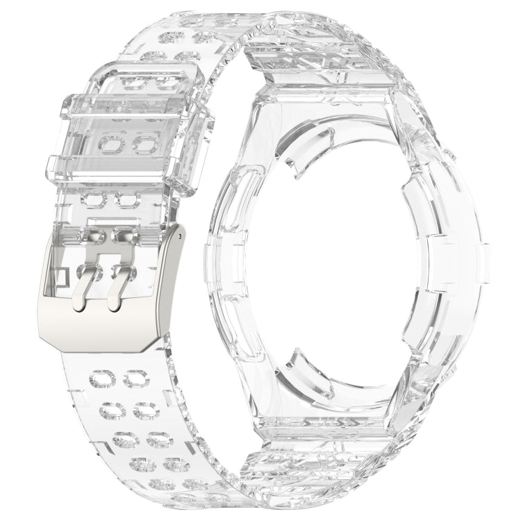 For Samsung Galaxy Watch6 Classic 47mm  R960 Glacier TPU Integrated Watch Band(Transparent) - free shipping - PMC TechLife - Order now!