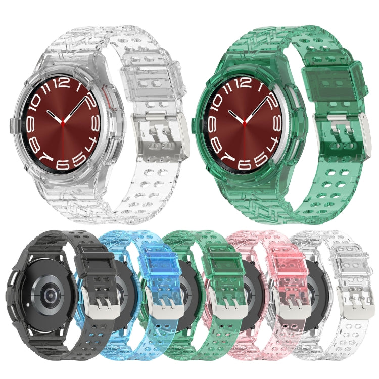 For Samsung Galaxy Watch6 Classic 47mm  R960 Glacier TPU Integrated Watch Band(Transparent) - free shipping - PMC TechLife - Order now!
