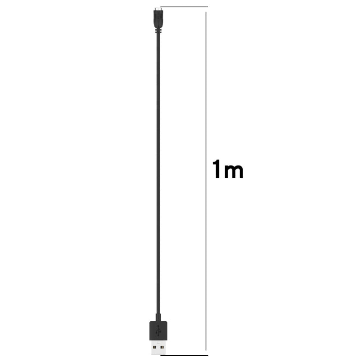 For Casio WSD-F20 Smart Watch Charging Cable, length: 1m(Black) - Charger by PMC TechLife | Online Shopping South Africa | PMC TechLife