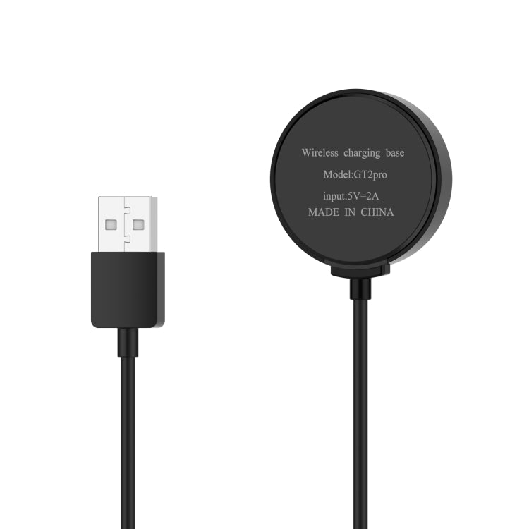 For Huawei Watch GT 4 46mm Smart Watch Magnetic Suction Integrated Charging Cable, Length: 1m(Black) - Charger by PMC TechLife | Online Shopping South Africa | PMC TechLife