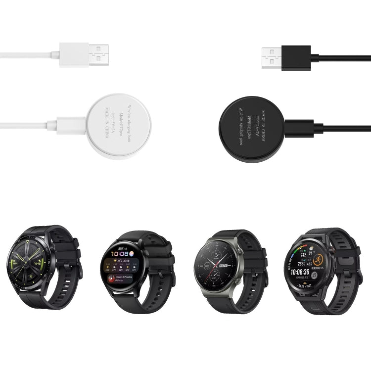 For Huawei Watch GT 4 41mm Smart Watch Magnetic Suction Split Charging Cable, Length: 1m(Black) - Charger by PMC TechLife | Online Shopping South Africa | PMC TechLife