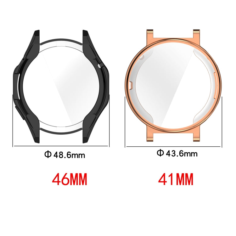 For Huawei Watch GT4 46mm Full Coverage TPU Electroplated Watch Protective Case(Pink) - Watch Cases by PMC TechLife | Online Shopping South Africa | PMC TechLife