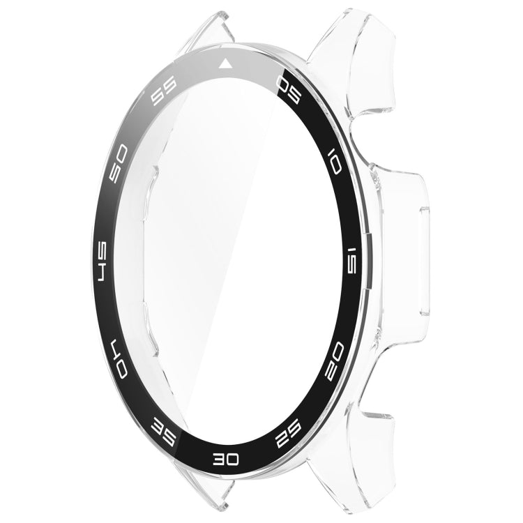For Huawei Watch GT 4 46mm PC + Tempered Glass Integrated Watch Protective Case with Graduated Dial(Transparent) - Watch Cases by PMC TechLife | Online Shopping South Africa | PMC TechLife