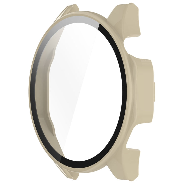 For Honor Watch 4 Pro PC+Tempered Glass Integrated Smart Watch Case(Ivory White) - free shipping - PMC TechLife - Order now!