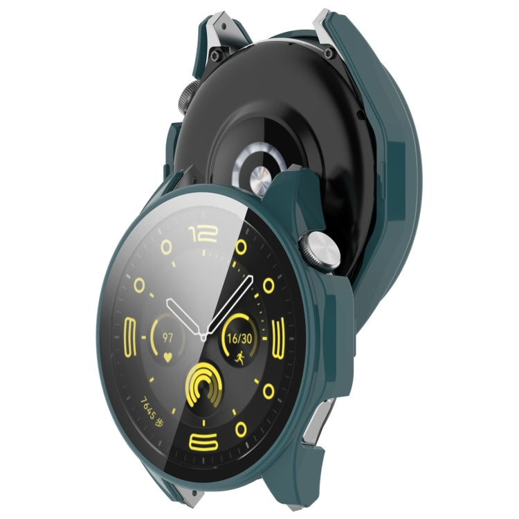 For Honor Watch 4 Pro PC+Tempered Glass Integrated Smart Watch Case(Green) - free shipping - PMC TechLife - Order now!
