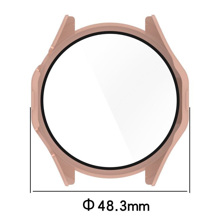 For Xiaomi Watch 2 Pro PC + Tempered Glass Integrated Smart Watch Case(Ivory White) - Watch Cases by PMC TechLife | Online Shopping South Africa | PMC TechLife