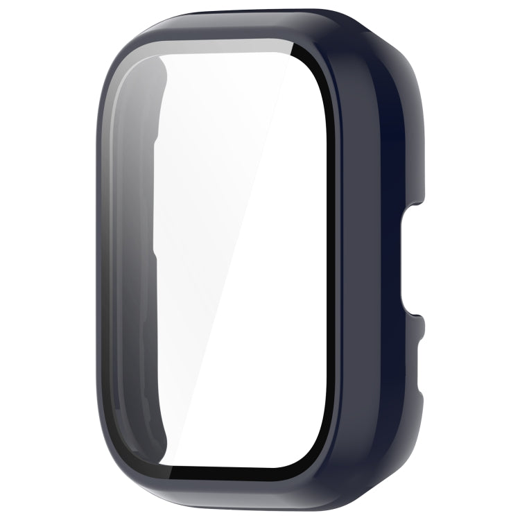 For Amazfit Aactive PC Integrated Tempered Glass Watch Case(Blue) - Watch Cases by PMC TechLife | Online Shopping South Africa | PMC TechLife