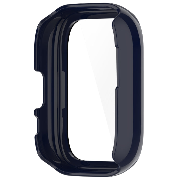 For Amazfit Aactive PC Integrated Tempered Glass Watch Case(Blue) - Watch Cases by PMC TechLife | Online Shopping South Africa | PMC TechLife