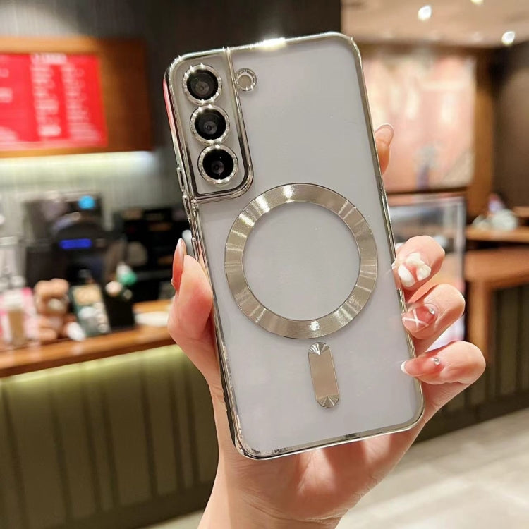 For Samsung Galaxy S20 FE 5G MagSafe Electroplating TPU Phone Case(Silver) - Galaxy S20 FE Cases by PMC TechLife | Online Shopping South Africa | PMC TechLife