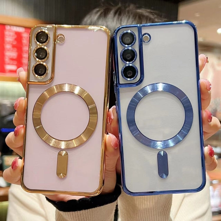 For Samsung Galaxy S23 5G MagSafe Electroplating TPU Phone Case(Purple) - Galaxy S23 5G Cases by PMC TechLife | Online Shopping South Africa | PMC TechLife