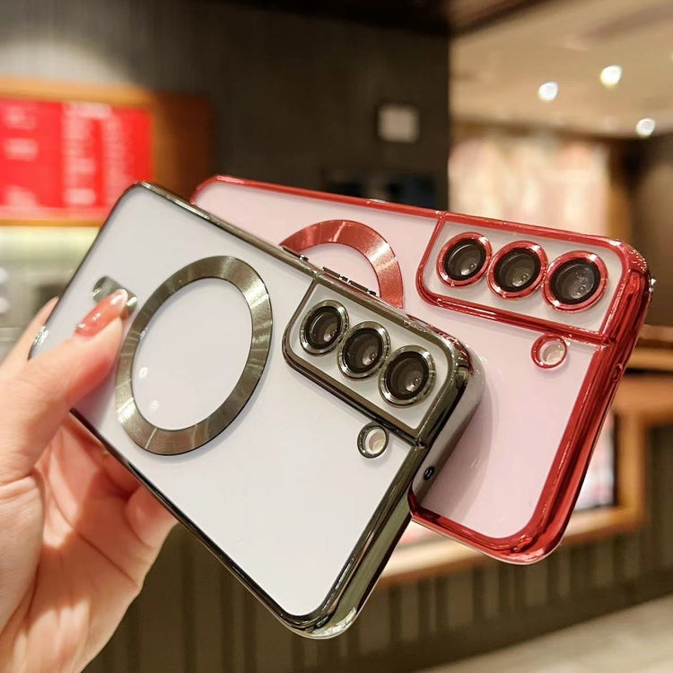 For Samsung Galaxy S21 FE 5G MagSafe Electroplating TPU Phone Case(Gold) - Galaxy Phone Cases by PMC TechLife | Online Shopping South Africa | PMC TechLife