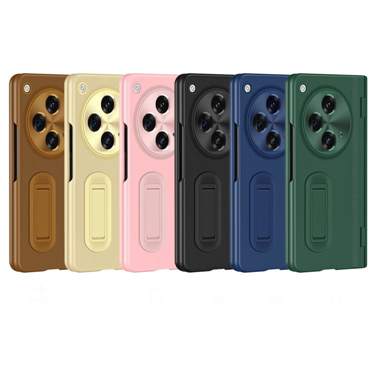 For OPPO Find N3 Integrated Folding Hinge Leather Phone Case, No Pen(Black) - OPPO Cases by PMC TechLife | Online Shopping South Africa | PMC TechLife | Buy Now Pay Later Mobicred