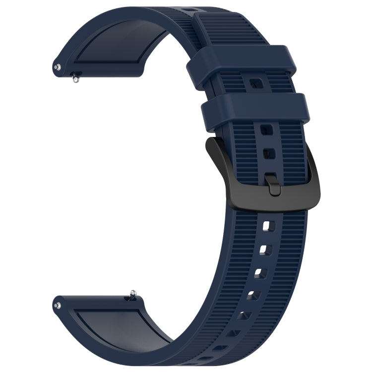 For Huawei Watch GT4 46mm 22mm Textured Silicone Solid Color Watch Band(Midnight Blue) - Watch Bands by PMC TechLife | Online Shopping South Africa | PMC TechLife