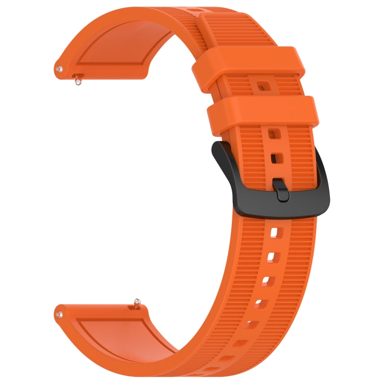 For Huawei Watch GT Runner 22mm Textured Silicone Solid Color Watch Band(Orange) - Watch Bands by PMC TechLife | Online Shopping South Africa | PMC TechLife