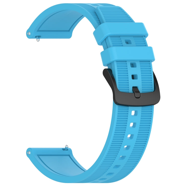 For Honor Watch GS Pro 22mm Textured Silicone Solid Color Watch Band(Sky Blue) - Watch Bands by PMC TechLife | Online Shopping South Africa | PMC TechLife