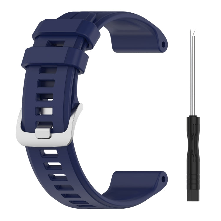 Compatible with Garmin  Instinct 2 Solar Solid Color Sports Silicone Watch Band(Midnight Blue) - free shipping - PMC TechLife - Order now!