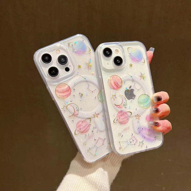 For iPhone 13 Pro Cosmic Star MagSafe TPU Phone Case(Transparent) - free shipping - PMC TechLife - Order now!